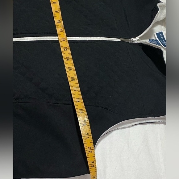 Karen Scott Sport Black Quilted and White Fleece Reversible Vest XL - Picture 5 of 13